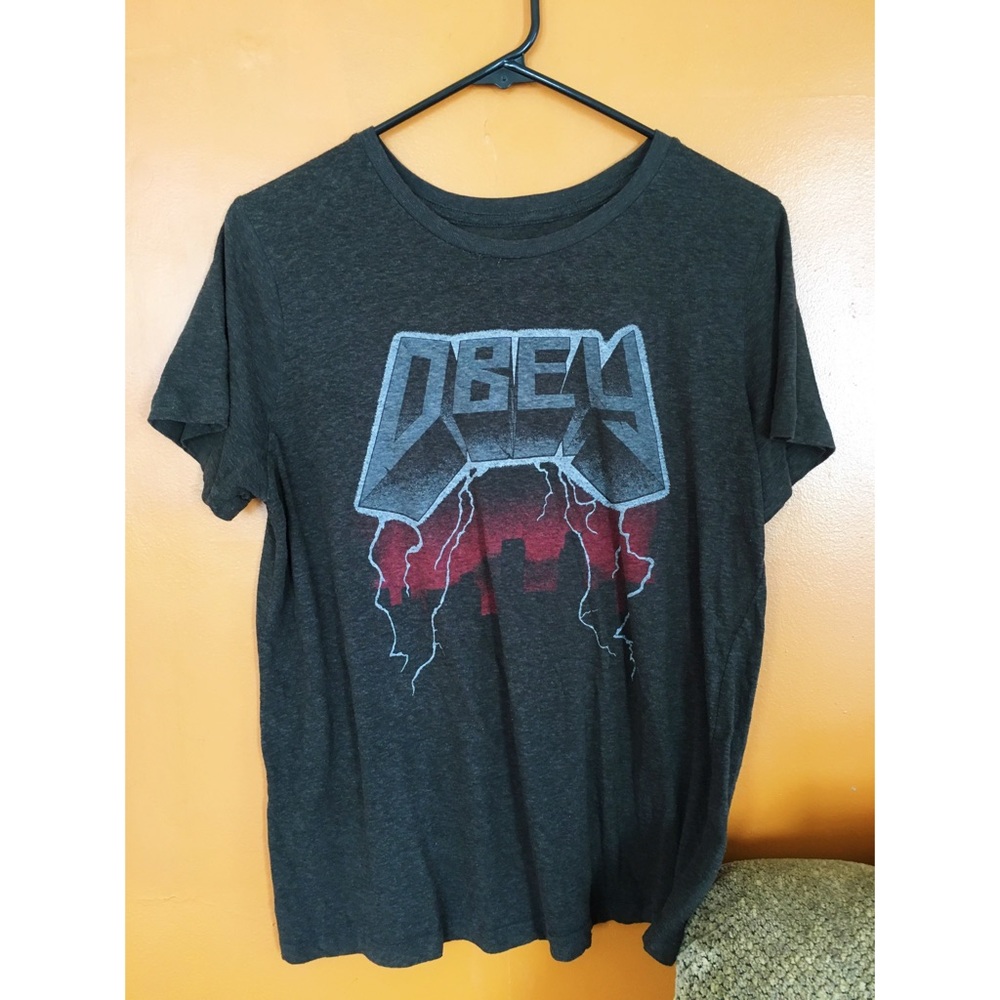 OBEY RIDE THE LIGHTNING TEE